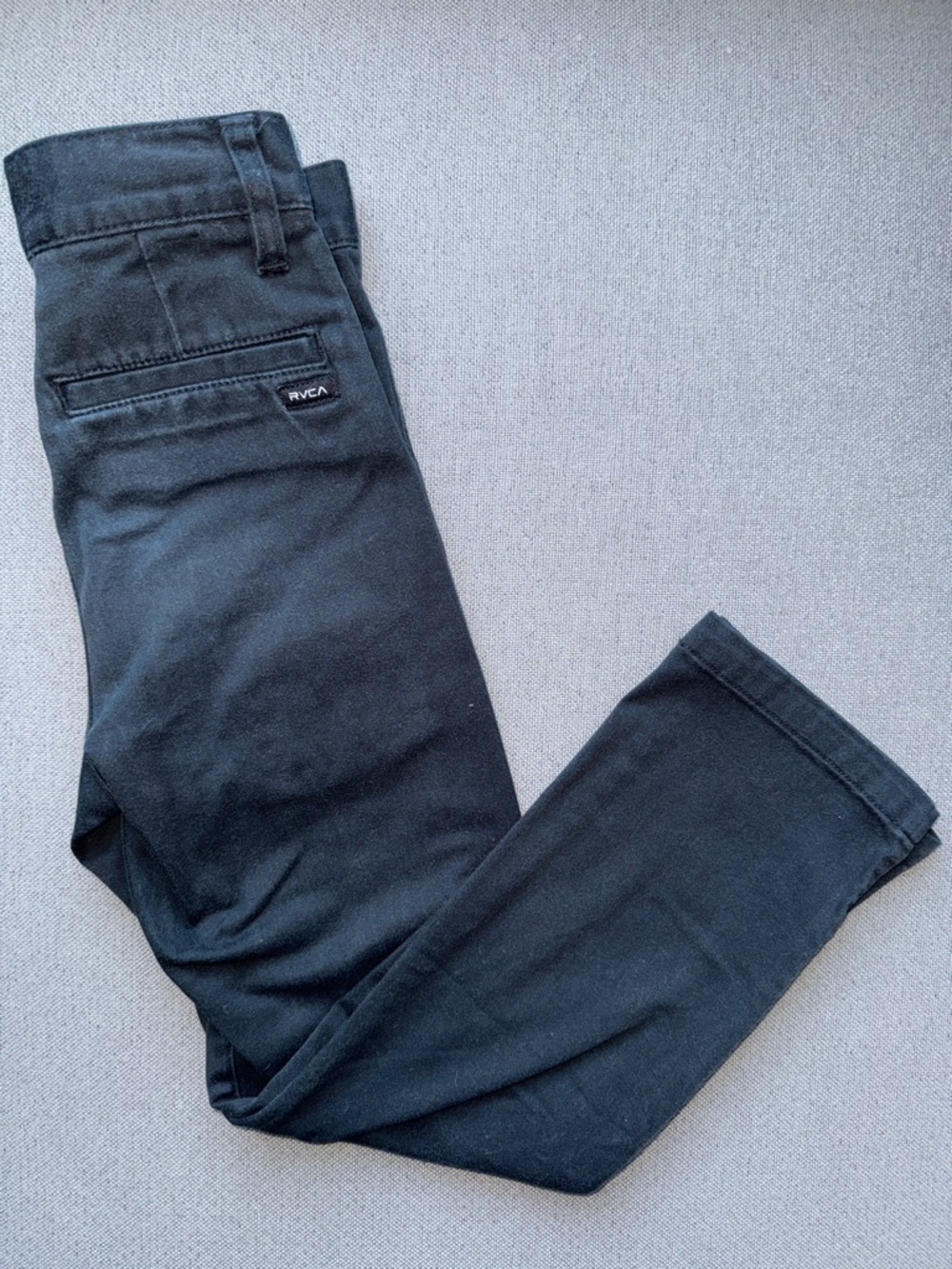 Boys RVCA Black Week-End Fit Chinos size 23